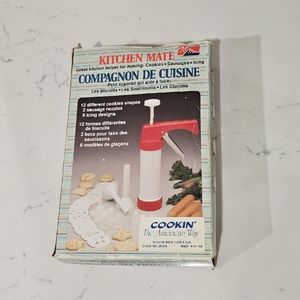 Vintage Cookie And Icing Press Kitchen Mate Multi Use Tool